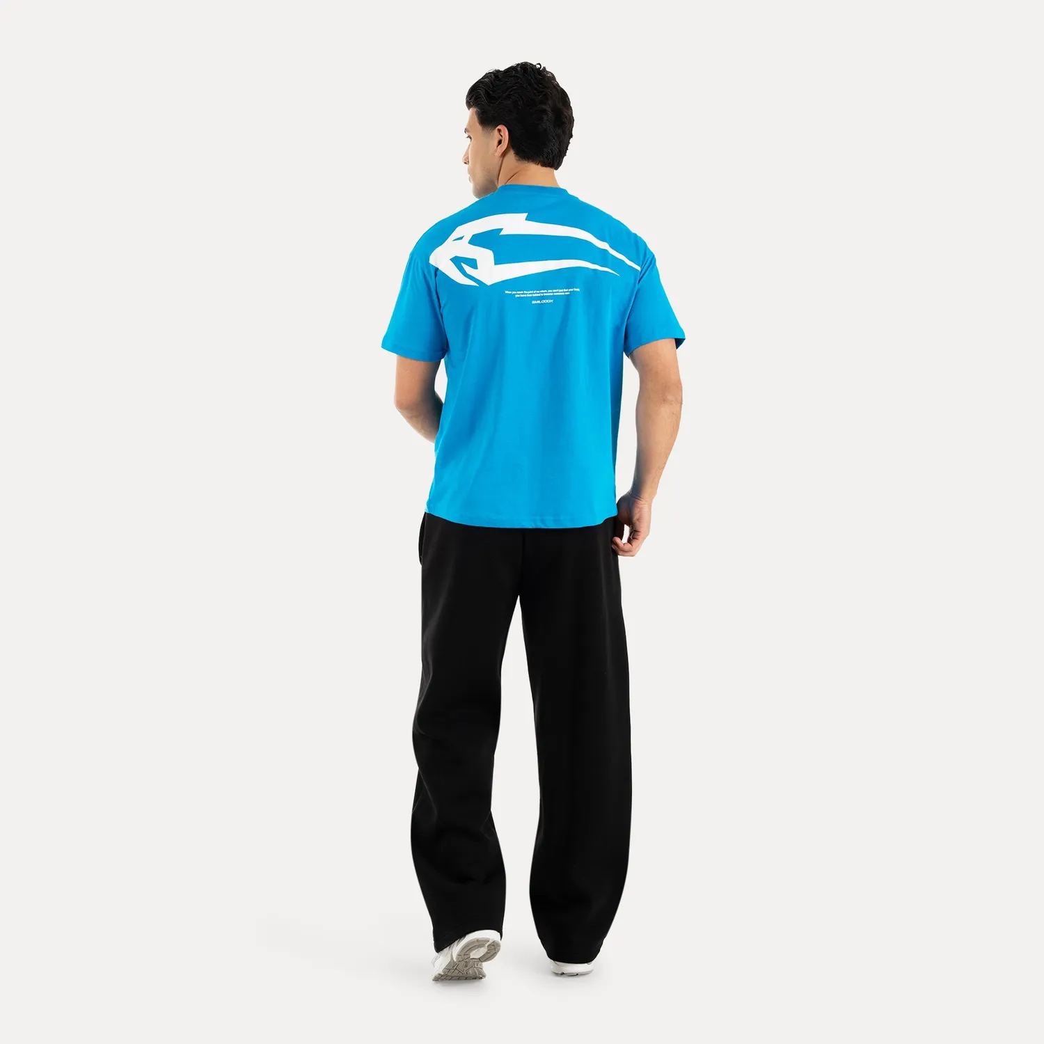 Smilodox Carnos Tane Unisex T-Shirt Petrol Oversize