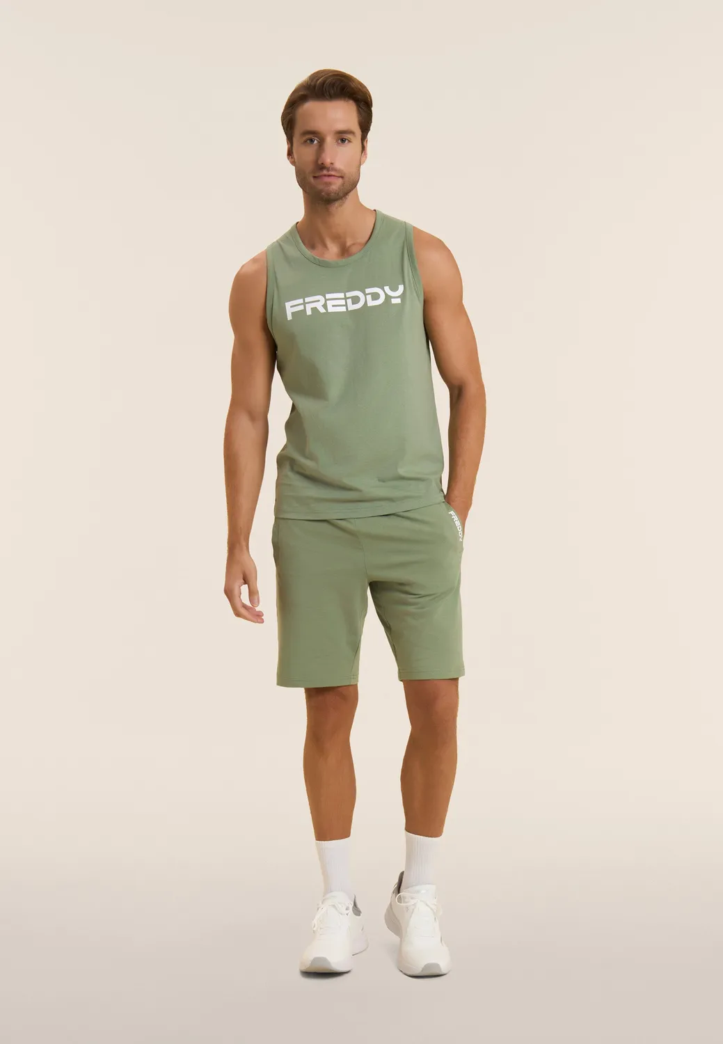 Freddy Shorts Heavy Jersey kurz schwarz Tasche