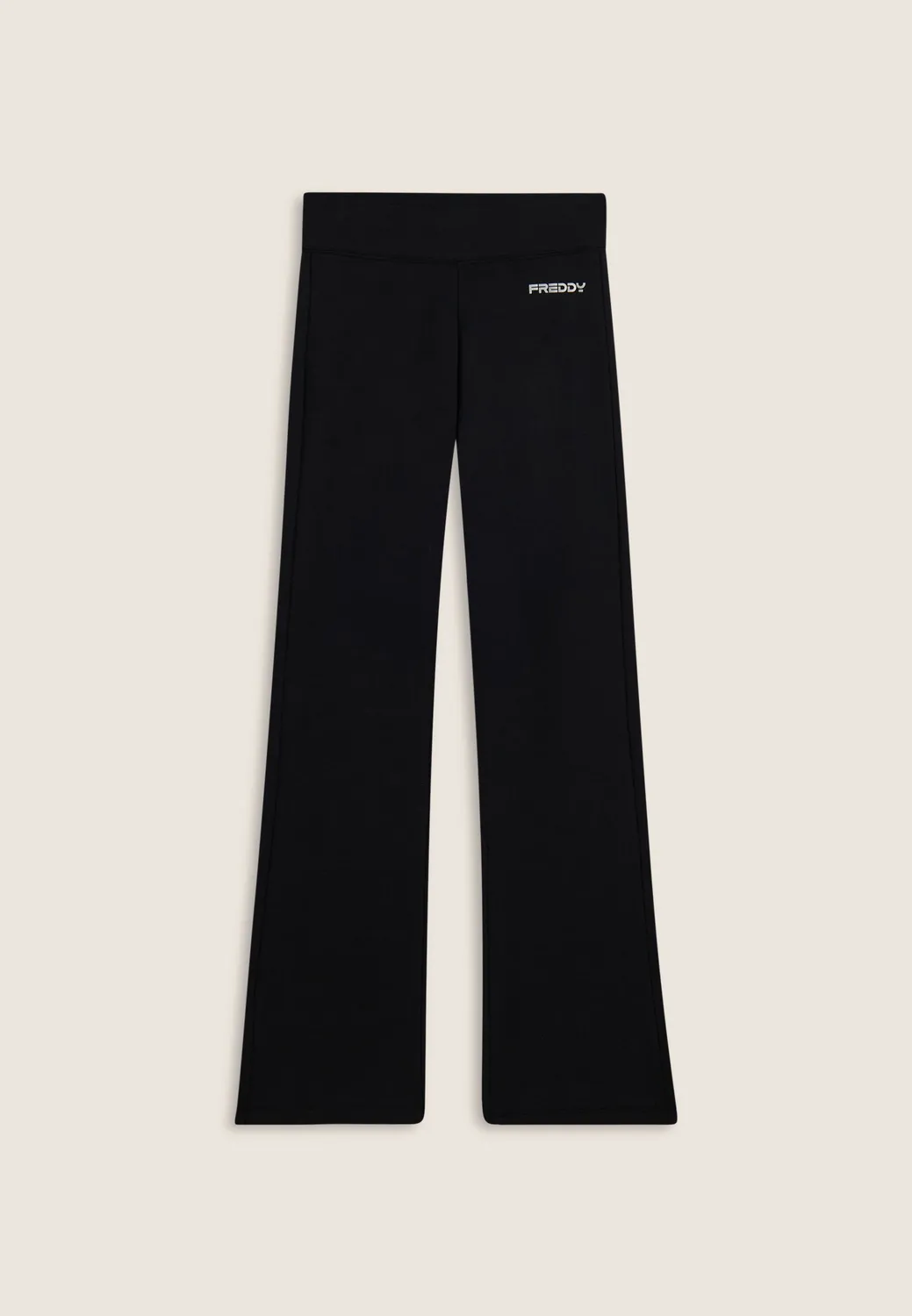Freddy Sweat Schlagleggings Flared Anthrazit Blickdicht