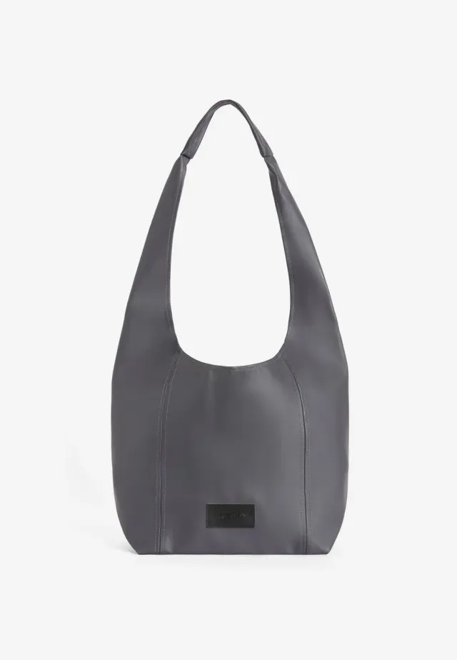 Freddy Hobo Schultertasche Schwarz Kunstleder Uni