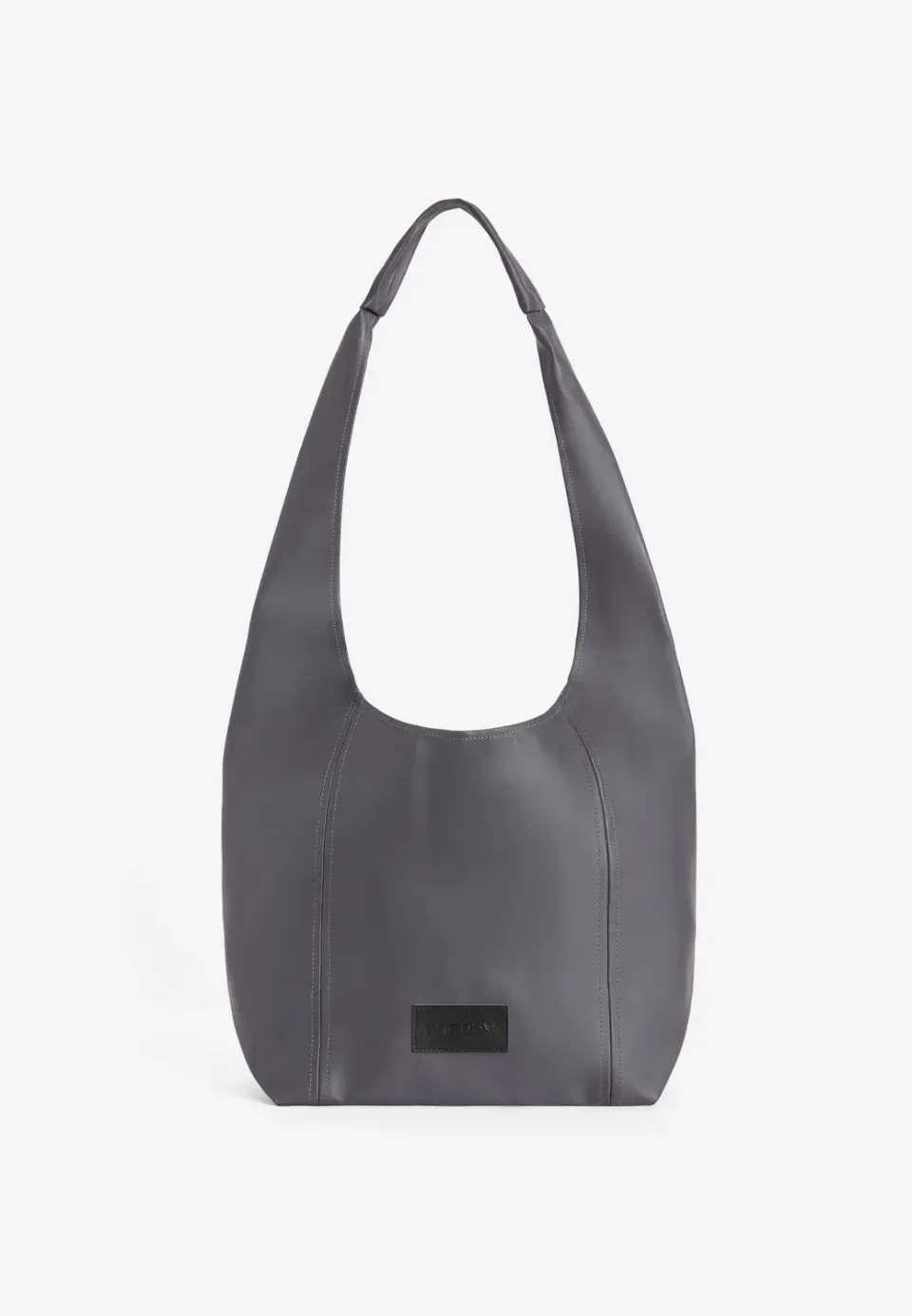 Freddy Hobo Schultertasche Schwarz Kunstleder Uni