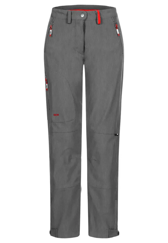 LPO Mary Softshellhose Damen grau winddicht