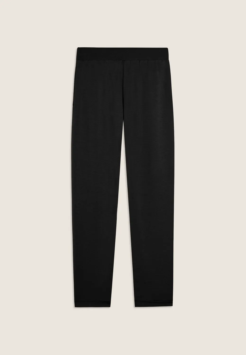 Freddy Cropped Sporthose Schwarz Strass French Terry