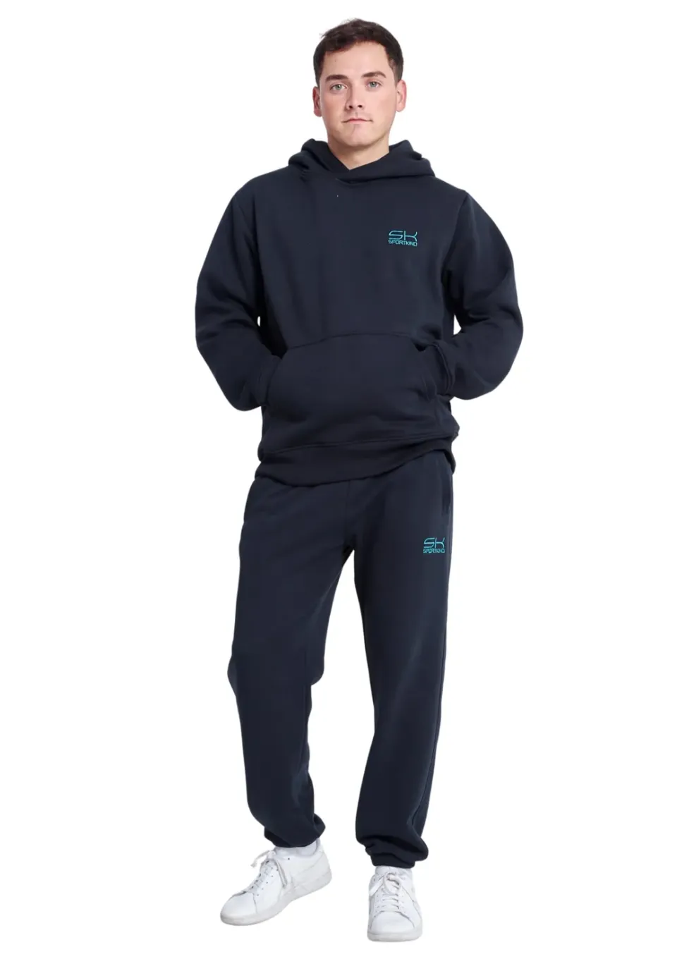 SPORTKIND Jogginghose Herren Baumwolle Taschen