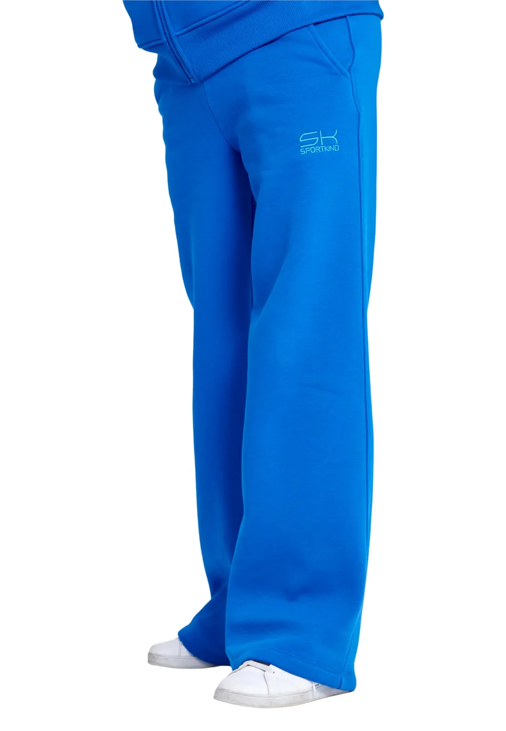 SPORTKIND Sweatpants Baumwolle Damen Hose gerader Schnitt