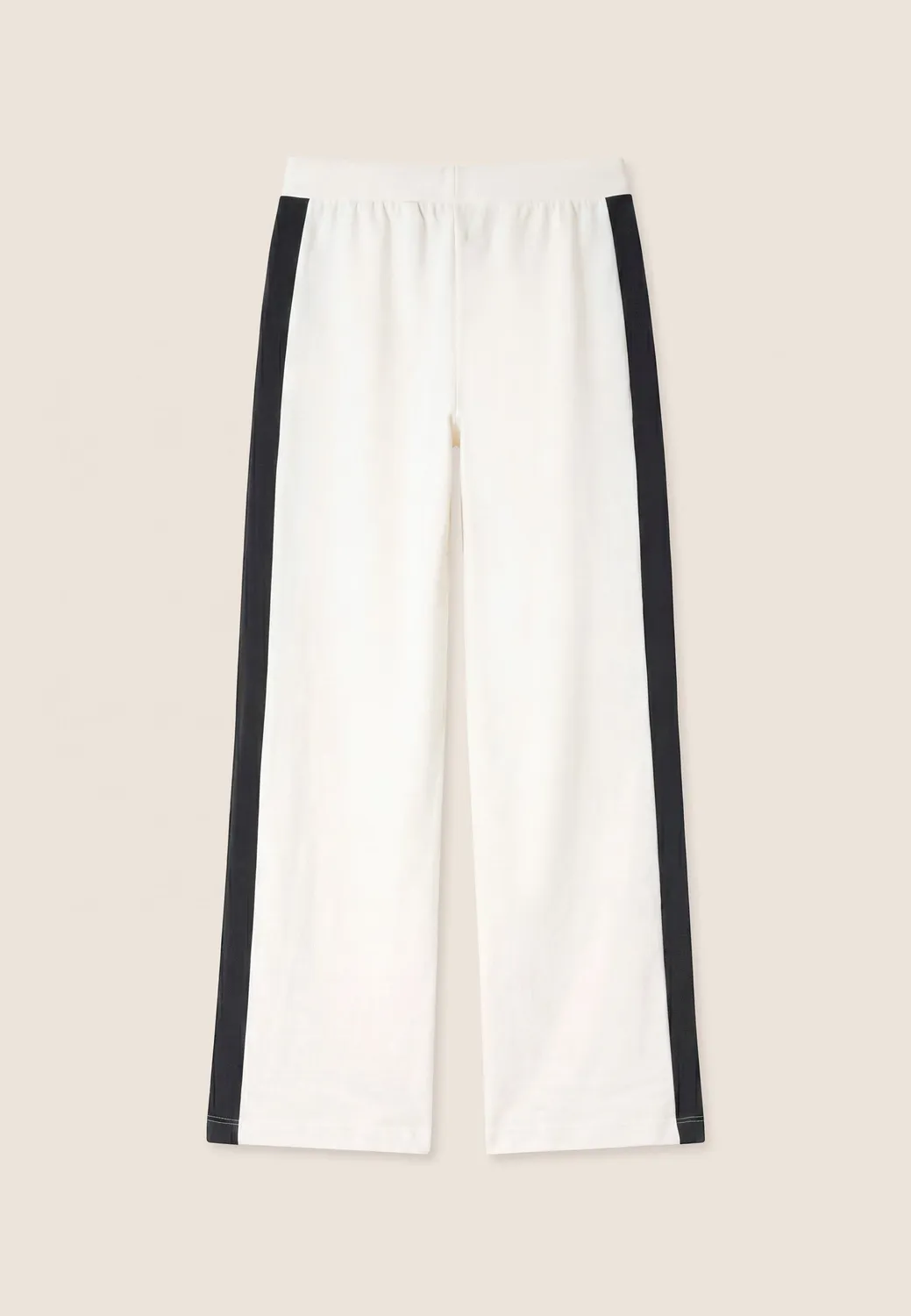 Freddy Wide Leg Sweathose Damen Nero hoher Bund