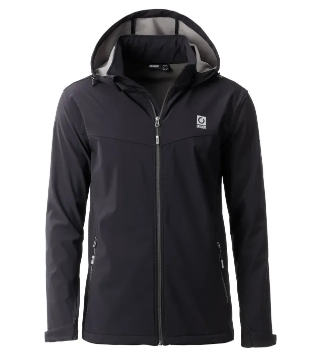 LPO Melvin Softshelljacke schwarz winddicht
