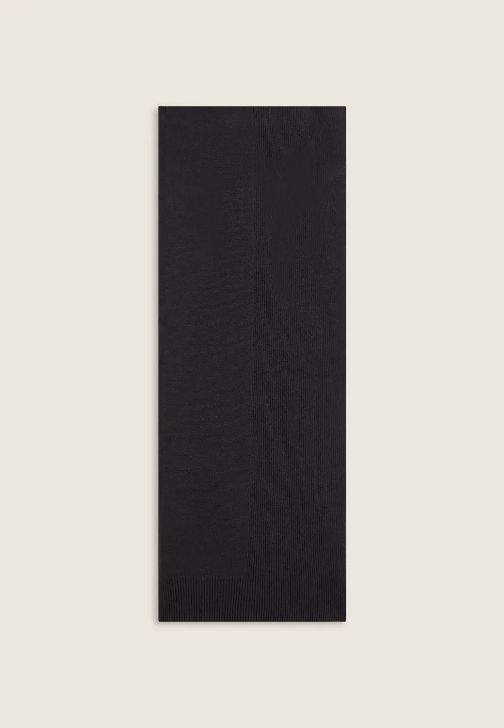 Freddy Schal Rippstrick Logo Forged Iron 185 cm