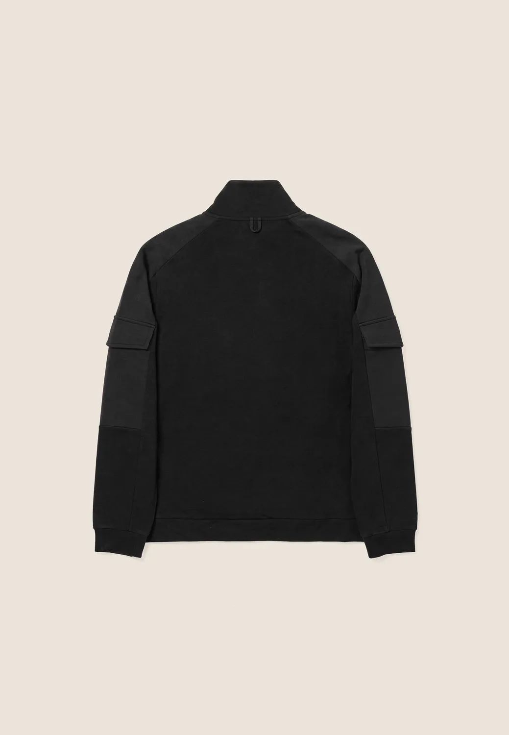 Freddy Sweatjacke Herren Schwarz Hoher Kragen L