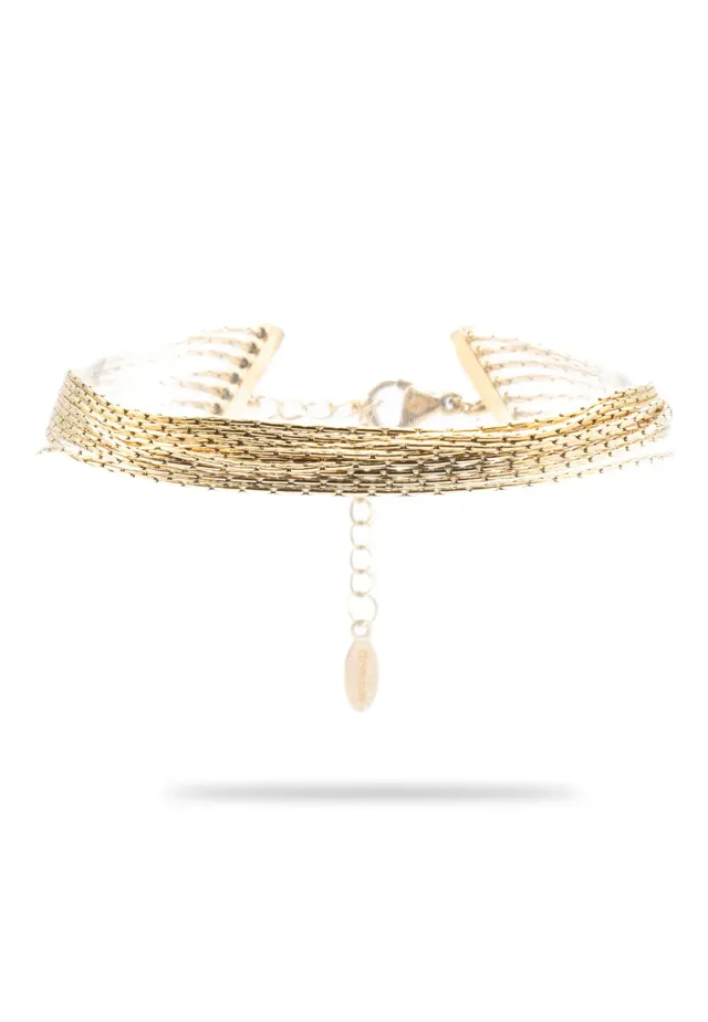 Freddy Multi-Filo Armband Gold Edelstahl
