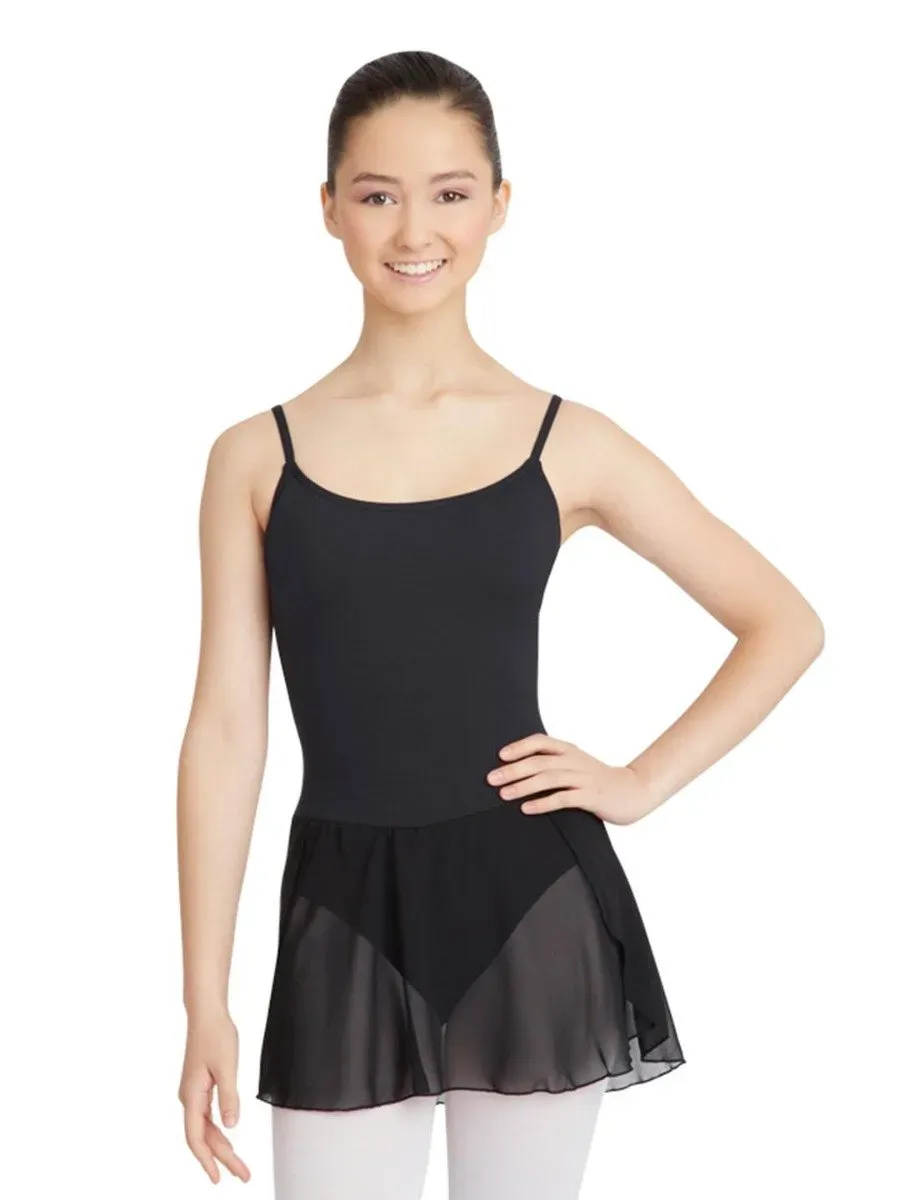 Capezio MC150D Ballettkleid Schwarz Damen Chiffon verstellbar