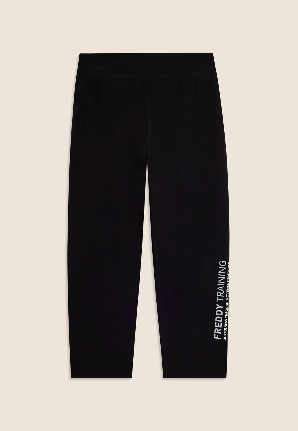 Freddy Leggings Corsaro Glitzer-Logo Dark Sapphire