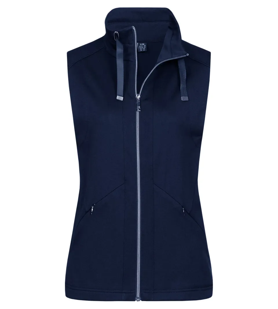 LPO Jennifer 2 Weste Damen dunkelblau Baumwolle