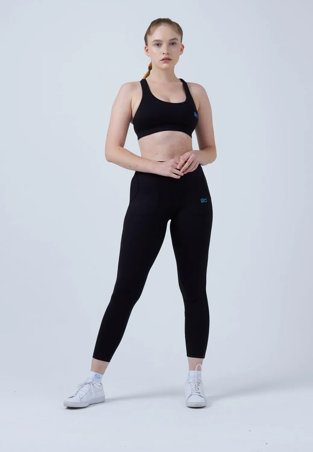 SPORTKIND 7/8 Leggings mit Taschen Tights bordeaux