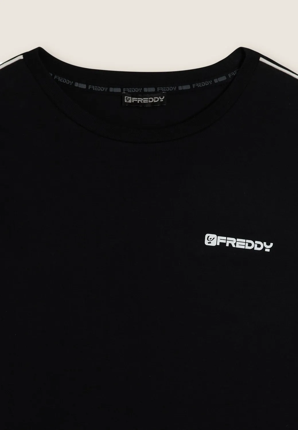 Freddy Langarmshirt Jersey Kontrastnähte dunkelblau regular