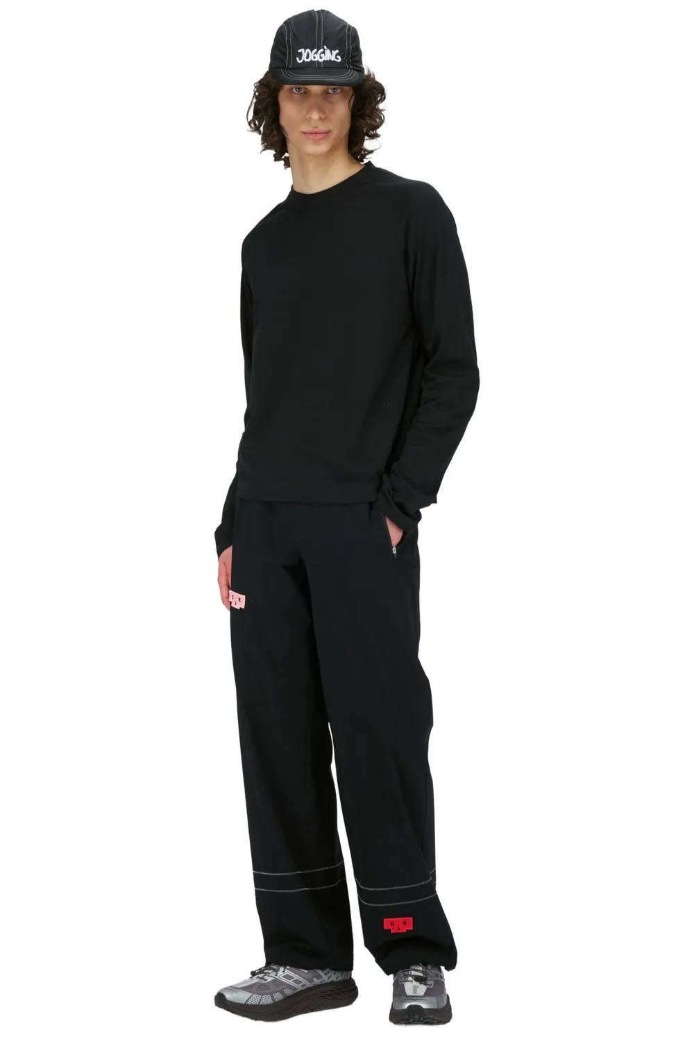 UNNA Jogging 4 Fun LS Langarmshirt Herren Schwarz