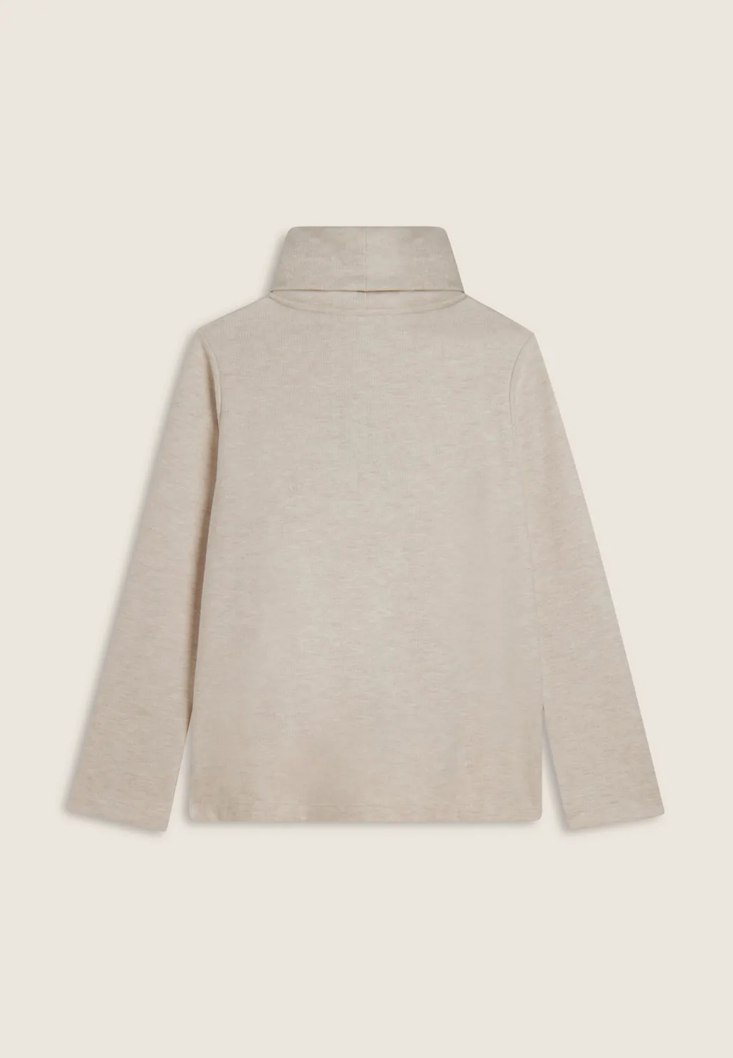Freddy Damen Sweatshirt Ausgestellt Strick-Optik