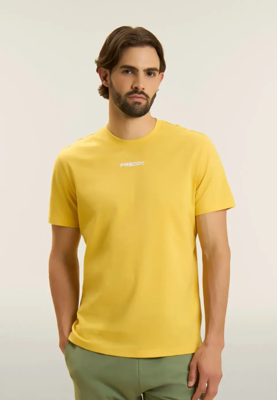 Freddy T-Shirt Baumwolle Pageant Blue Logo kurzarm