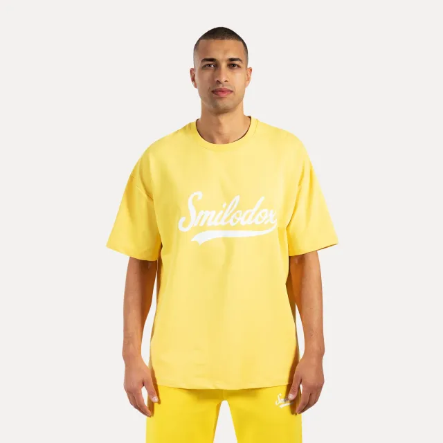 Smilodox Lunara Lorik T-Shirt Schwarz Retro-Print