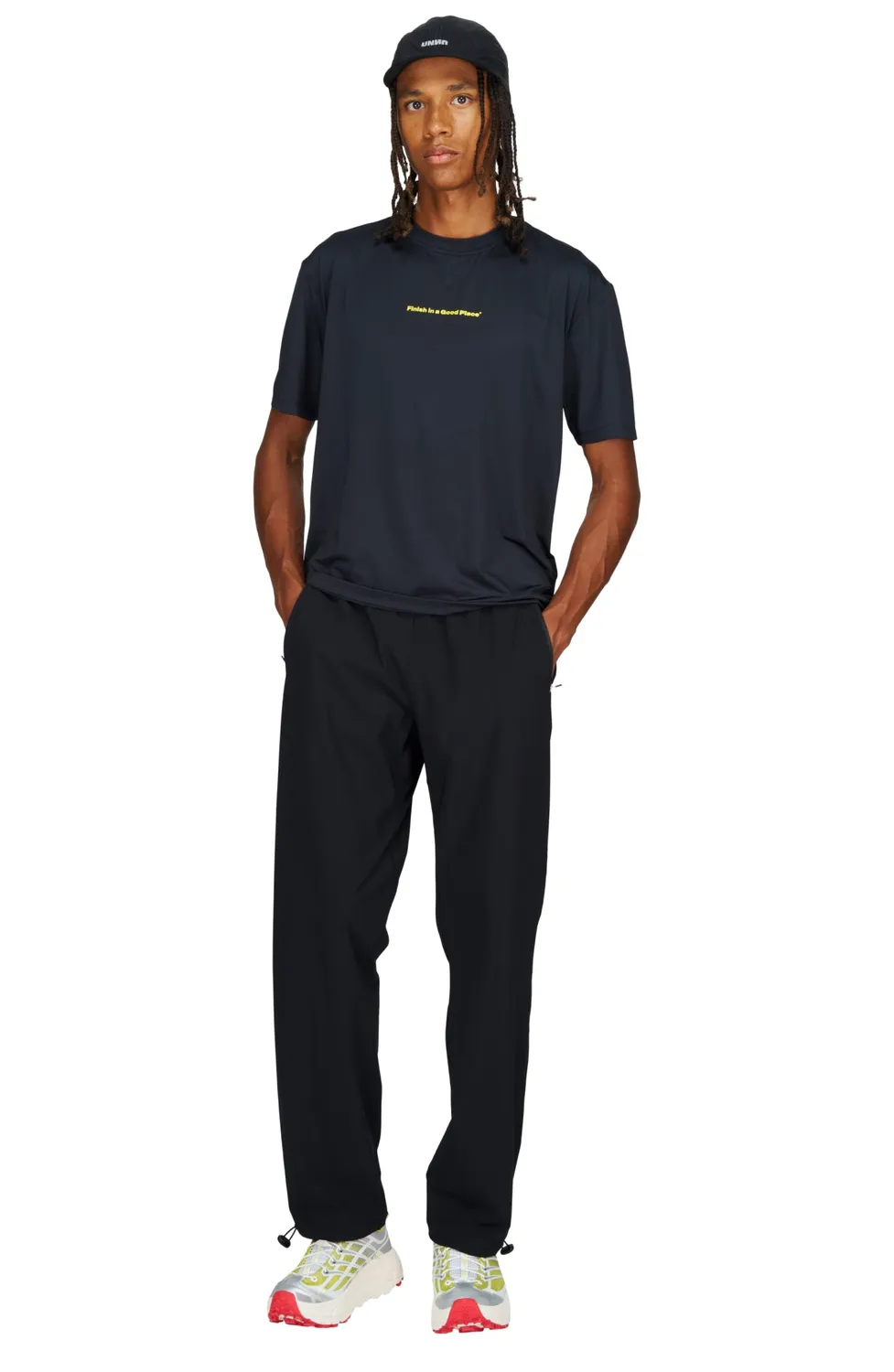 UNNA Everywhere Pants Laufhose Schwarz elastisch