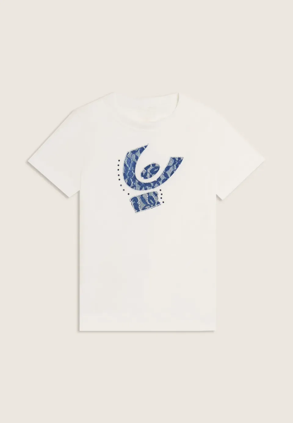 Freddy Junior Maxi Omino Mädchen T-Shirt weiß Spitze