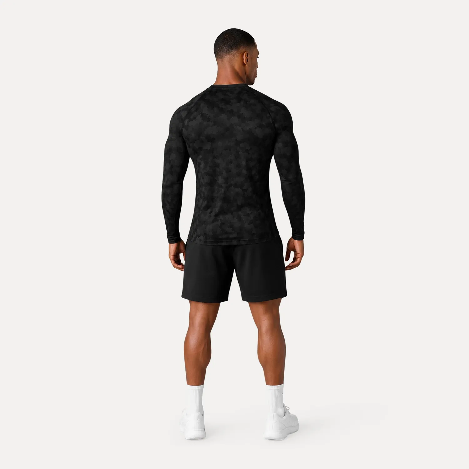 Smilodox Varek Kompression Longsleeve Herren Camo