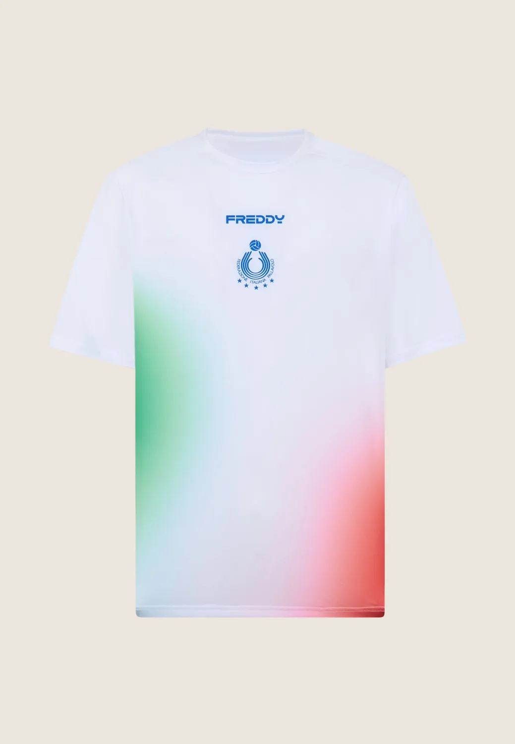 Freddy Beach Volley Nazionale Italia 2025/26 T-Shirt blau