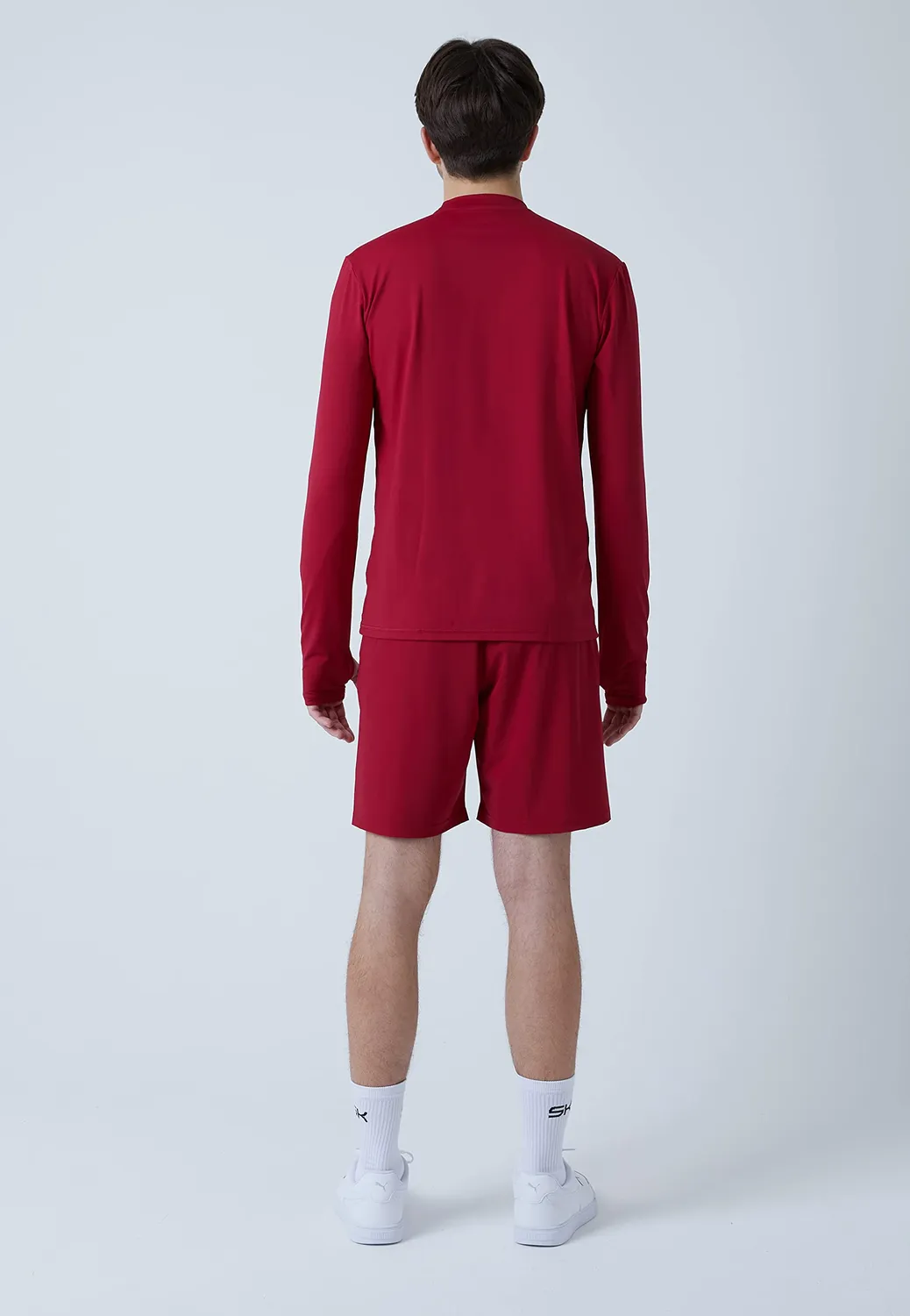 SPORTKIND Langarm Funktionsshirt Herren mit Daumenloch UV-Schutz