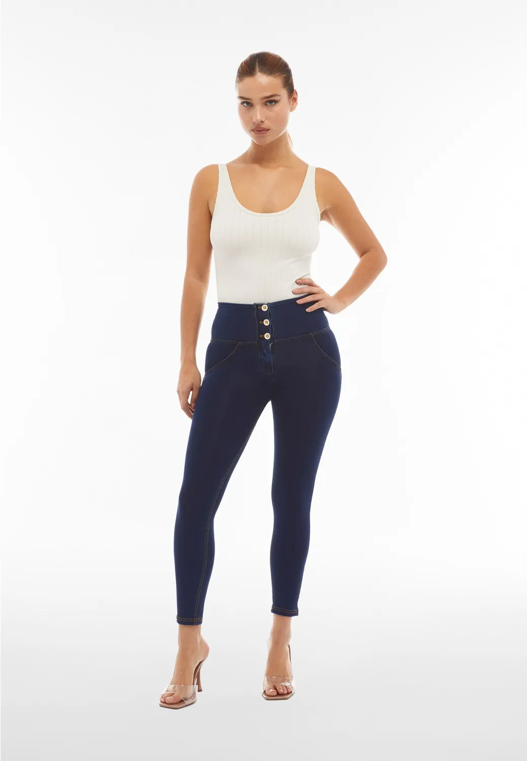 Freddy WR.UP Jeggings 7/8 dunkelblau Denim