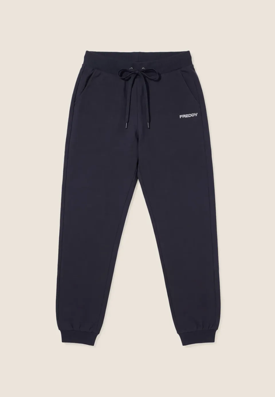 Freddy Jogginghose Regular Velours Navy Warm