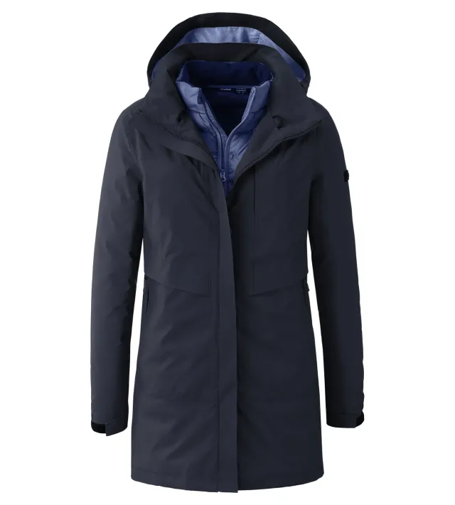 LPO Mirell 3 in 1 Parka Damen dunkelblau wasserdicht