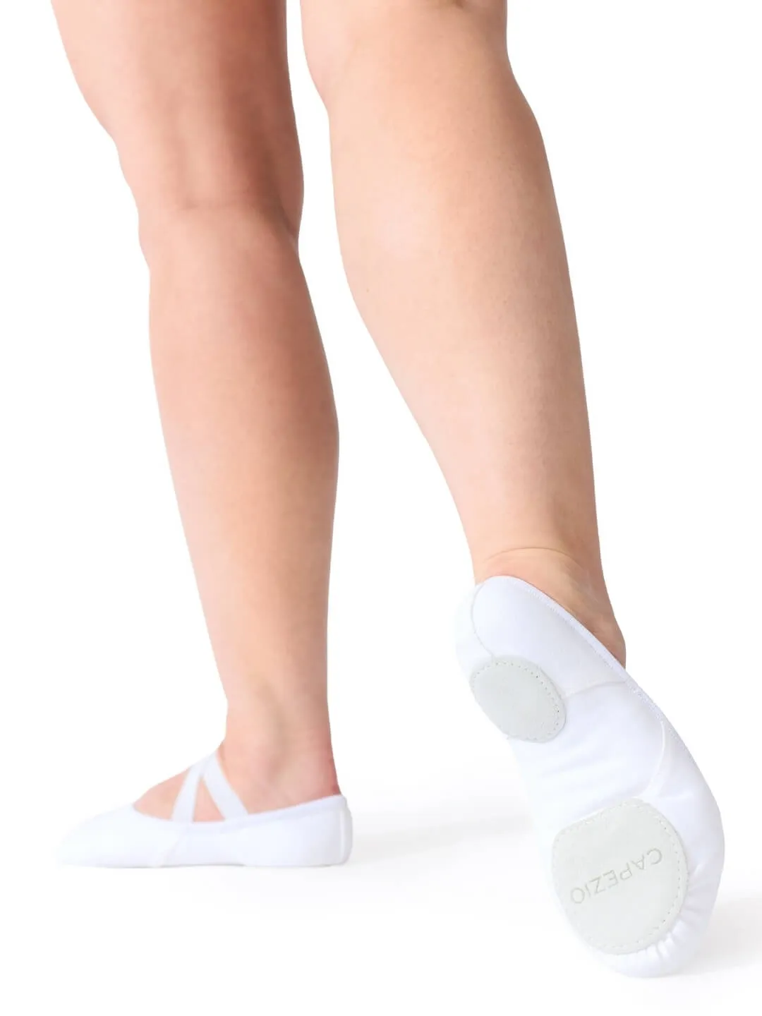 Capezio Hanami 2037W Ballettschläppchen Weiß Canvas