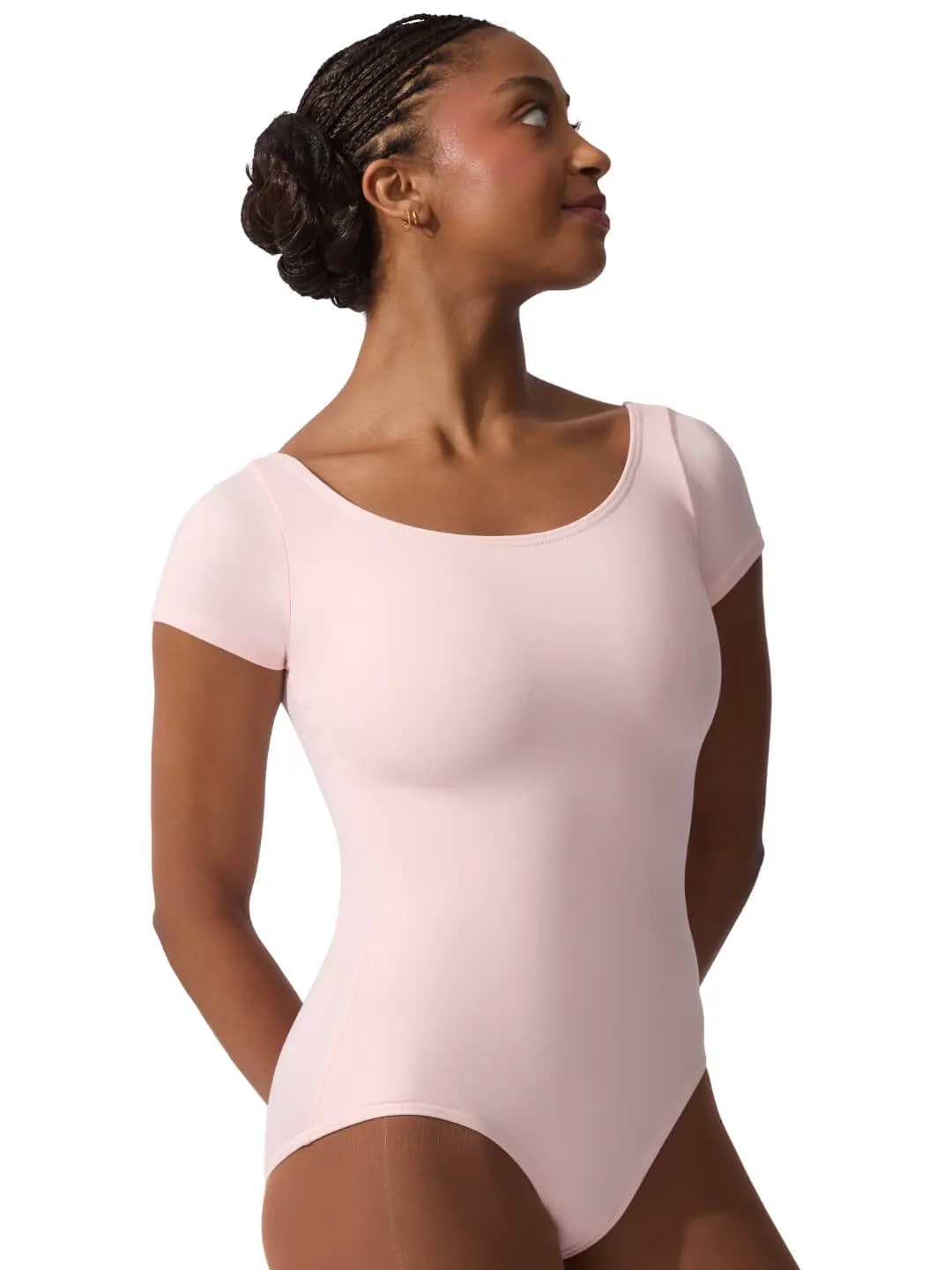 Capezio Studio Collection SE1005W Kurzarm Ballettanzug Schwarz