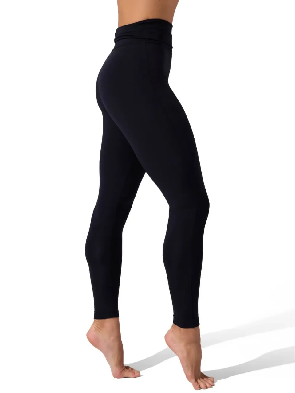 Capezio Team TB204W Active Leggings Schwarz Hoher Bund