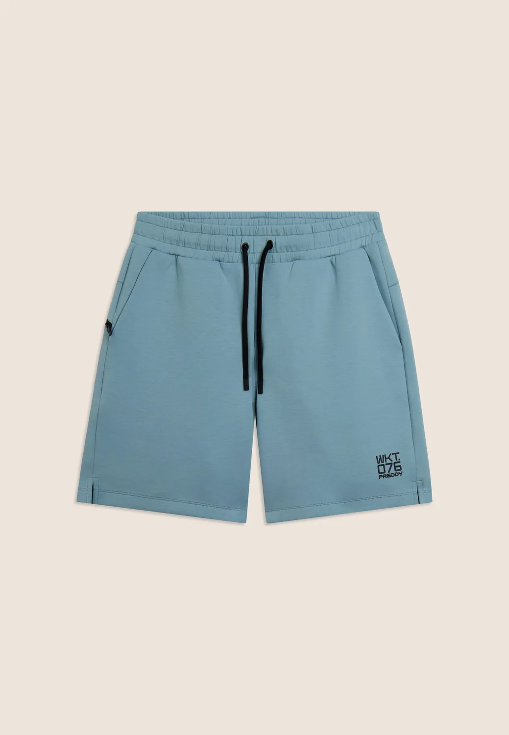Freddy Bermuda Shorts Training schwarz Interlock leicht