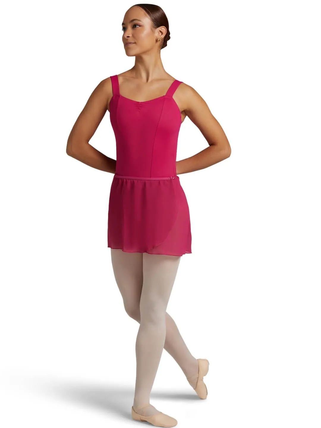 Capezio Class Wickelrock CAD800 Schwarz Baumwolle