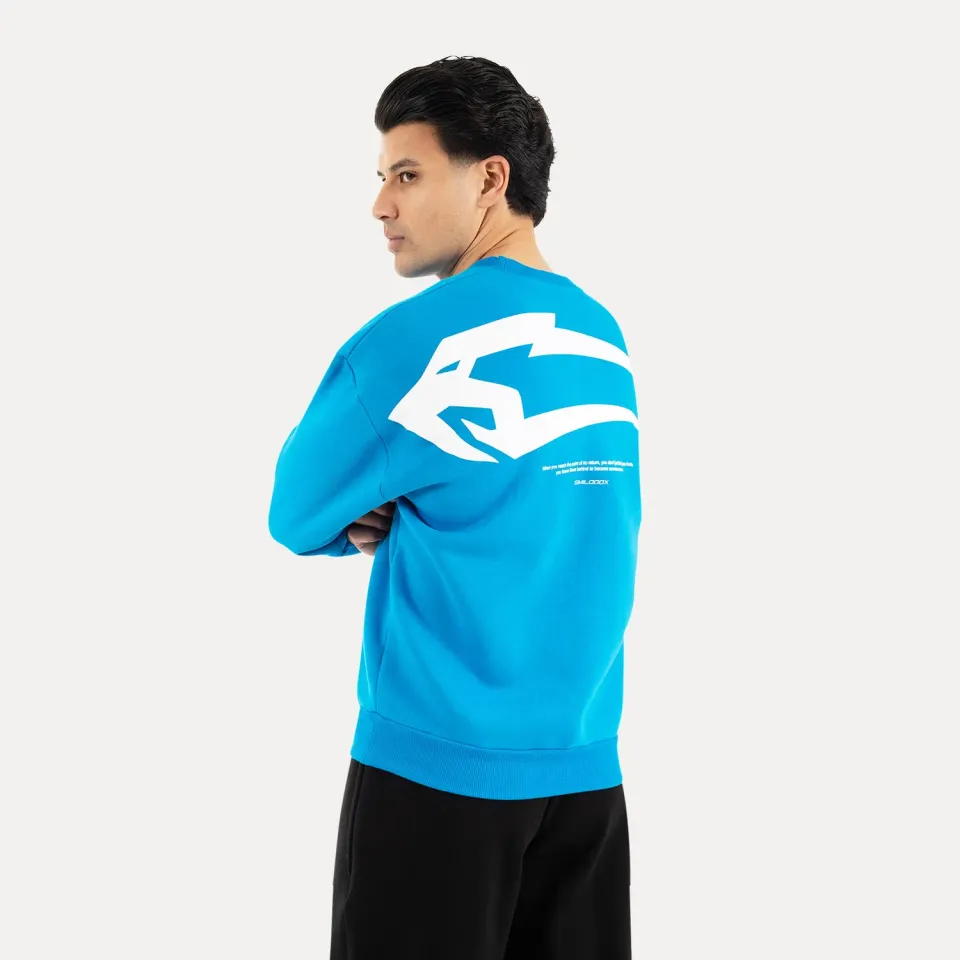 Smilodox Lunara Tane Sweatshirt Schwarz Oversize weich