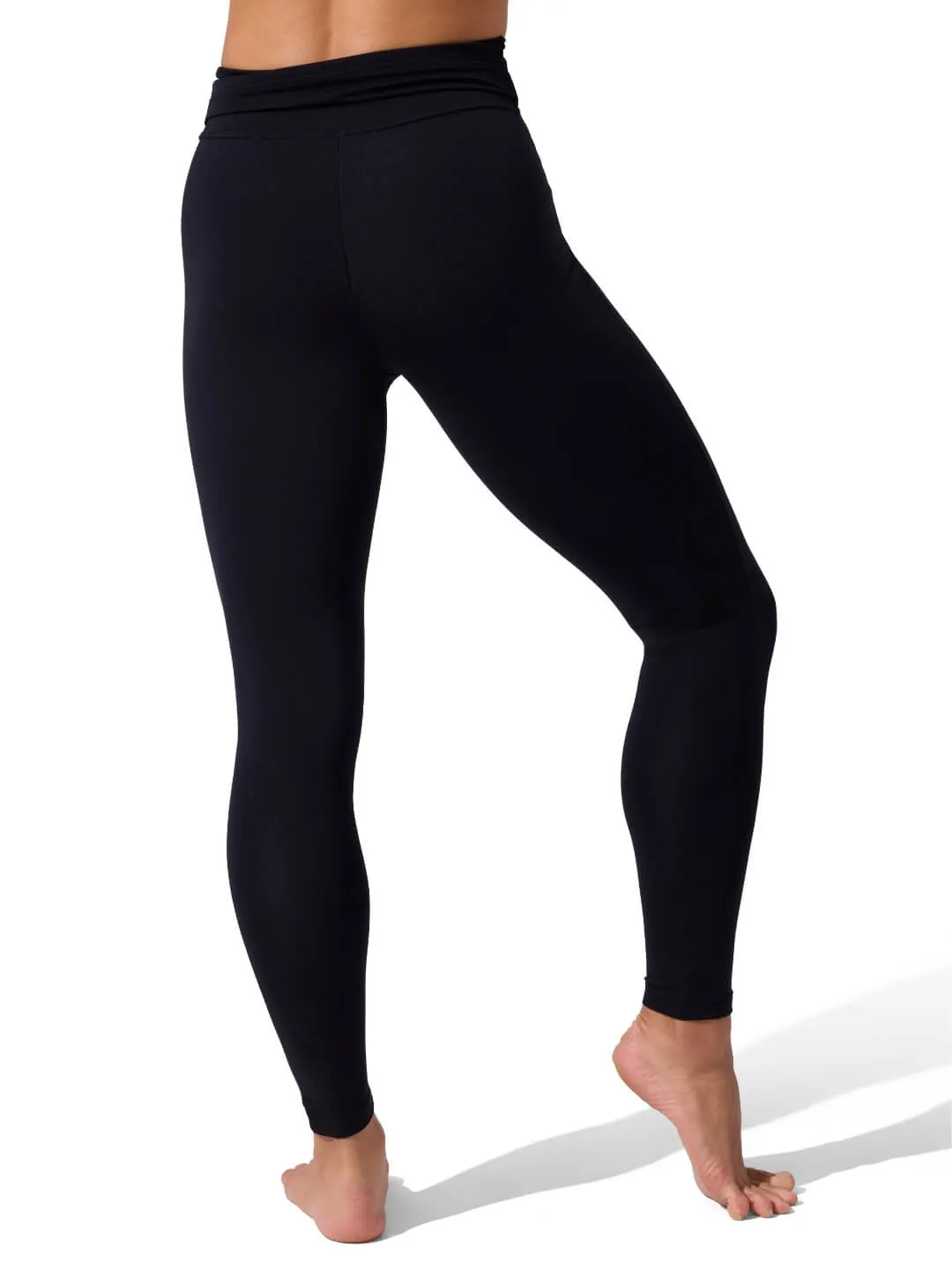 Capezio Team TB204W Active Leggings Schwarz Hoher Bund