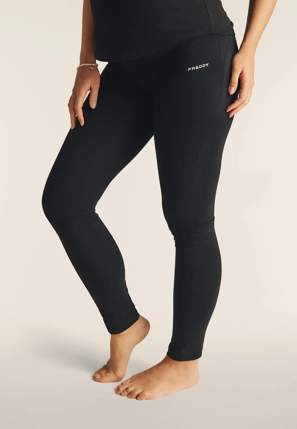 Freddy WR.UP Core Maternity Jeggings Schwarz Bio-Baumwolle