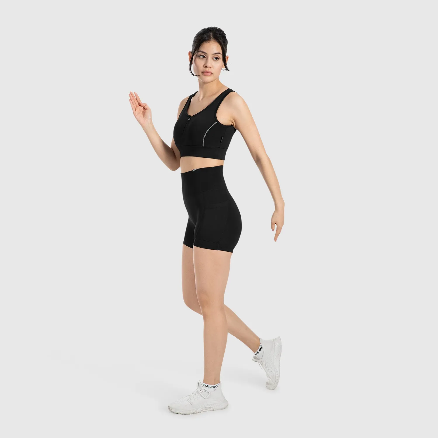 Smilodox Amaze Pro Josie Shorts Schwarz High Waist