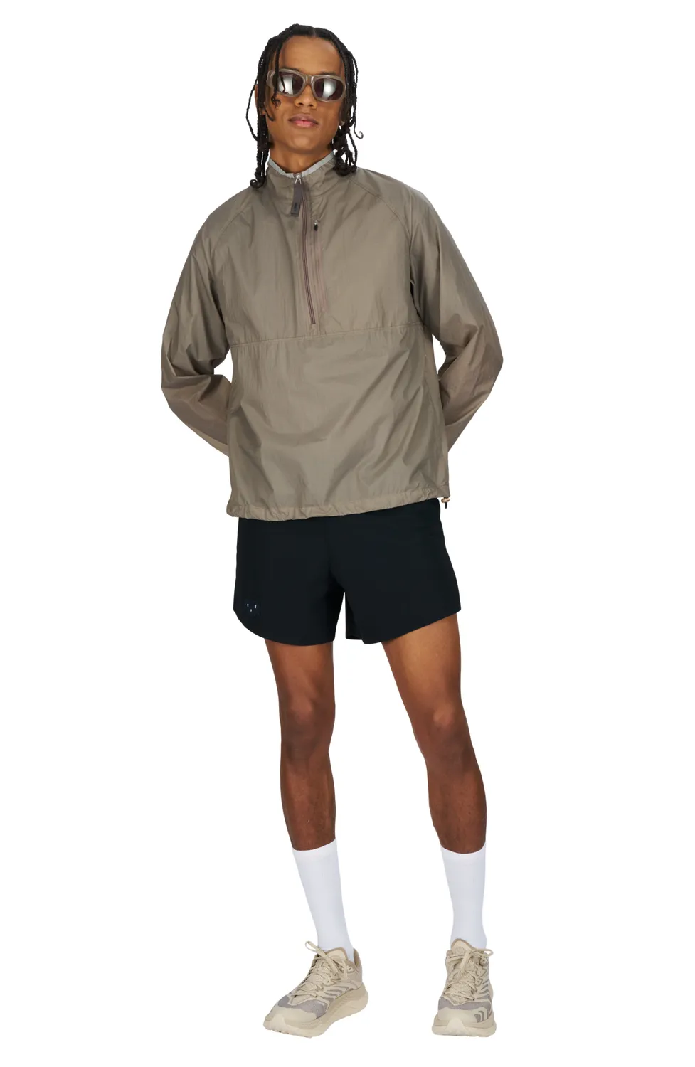 UNNA Smiles Windstopper Laufanorak Stone Grey winddicht