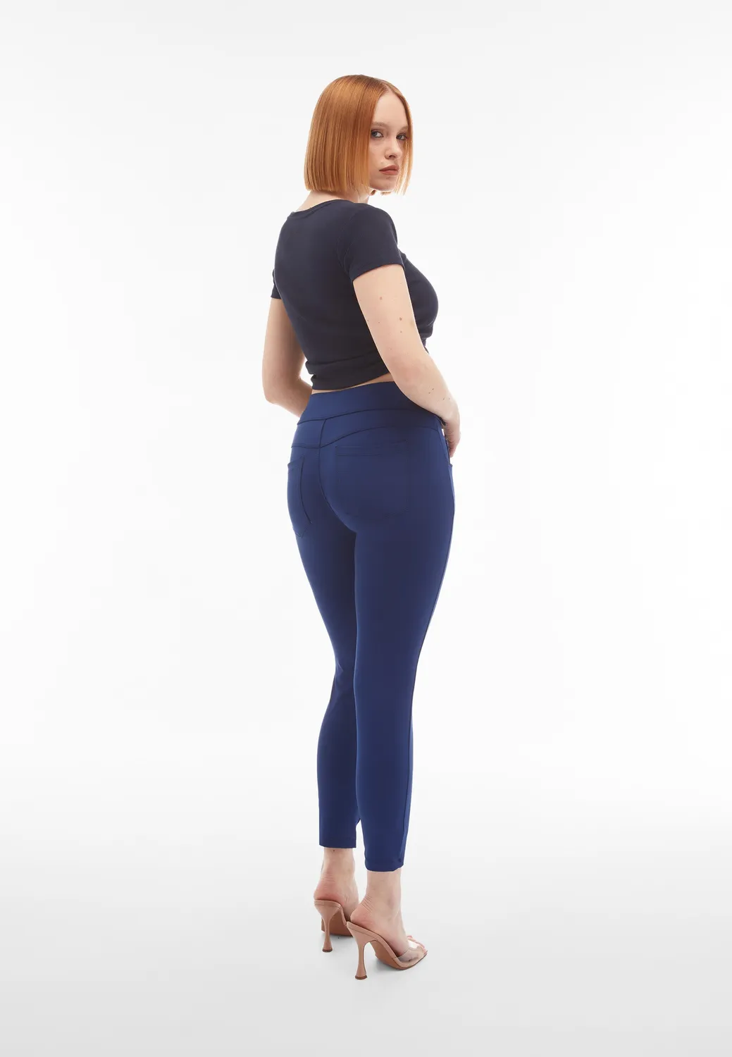 Freddy N.O.W. Leggings Saphirblau Superskinny 7/8