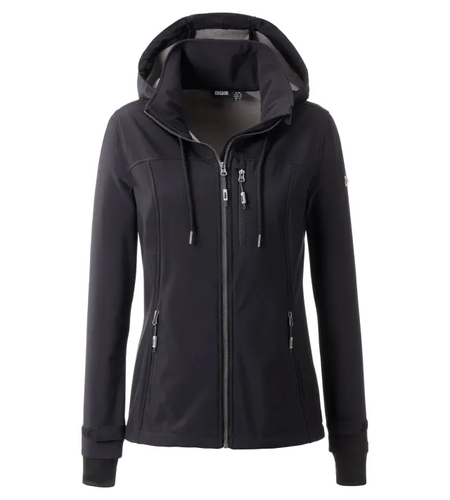LPO Sila Softshelljacke schwarz winddicht