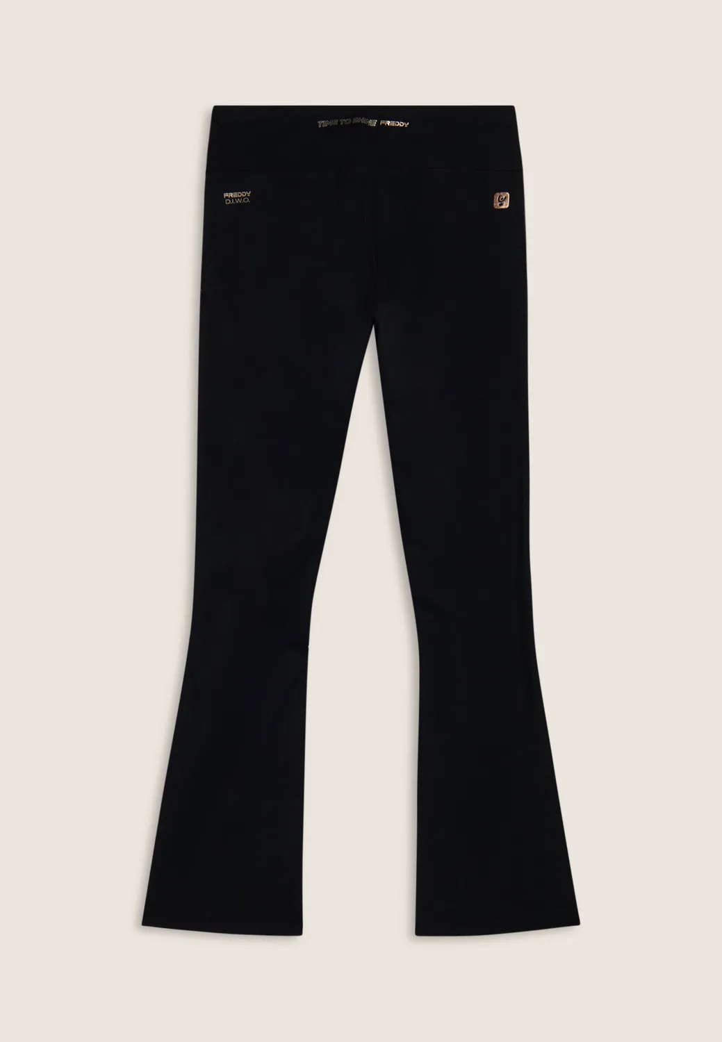 Freddy D.I.W.O. Flare Sportleggings schwarz High-Waist
