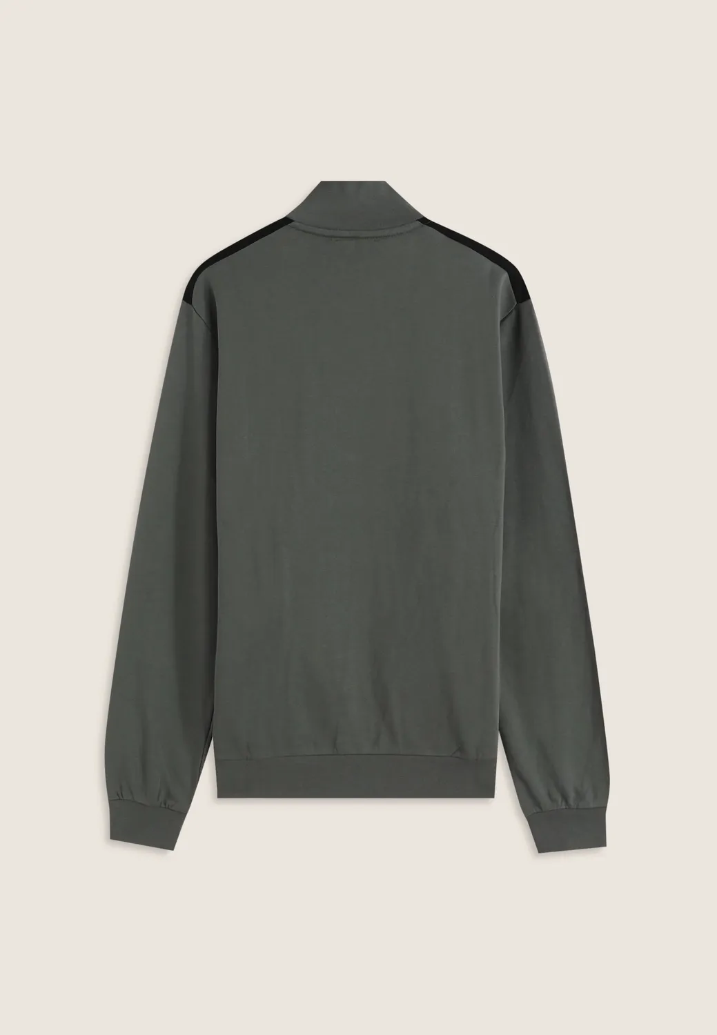 Freddy Herren Sweatshirt Stehkragen Grau S Rippbund