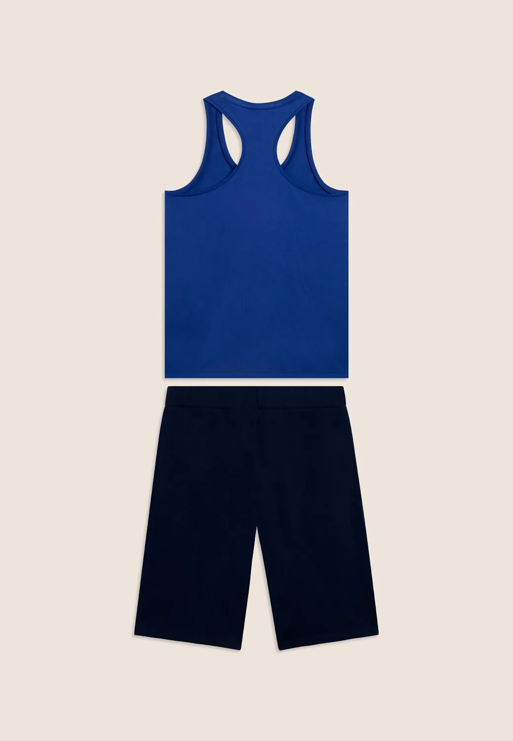 Freddy Baumwoll Sport-Set Top+Shorts Schwarz leicht