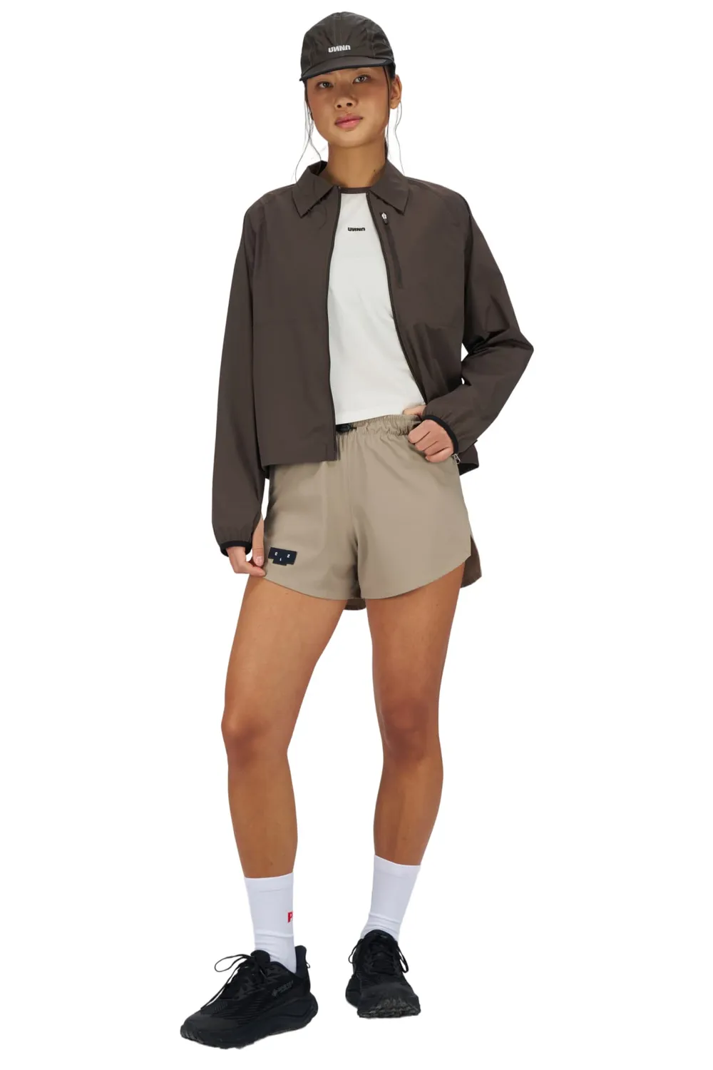UNNA Run Wild Shirt W Laufhemd Espresso Stretch
