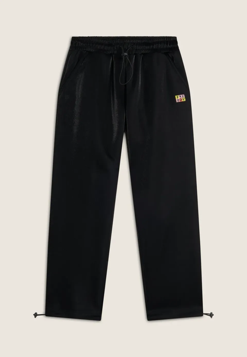 Freddy Comfort Fit Kinderhose Schwarz Kordelzug Polyester