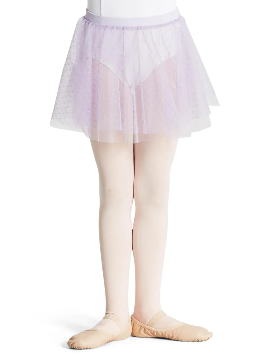 Capezio 11312C Ballettrock Mädchen Rosa Doppel-Lage