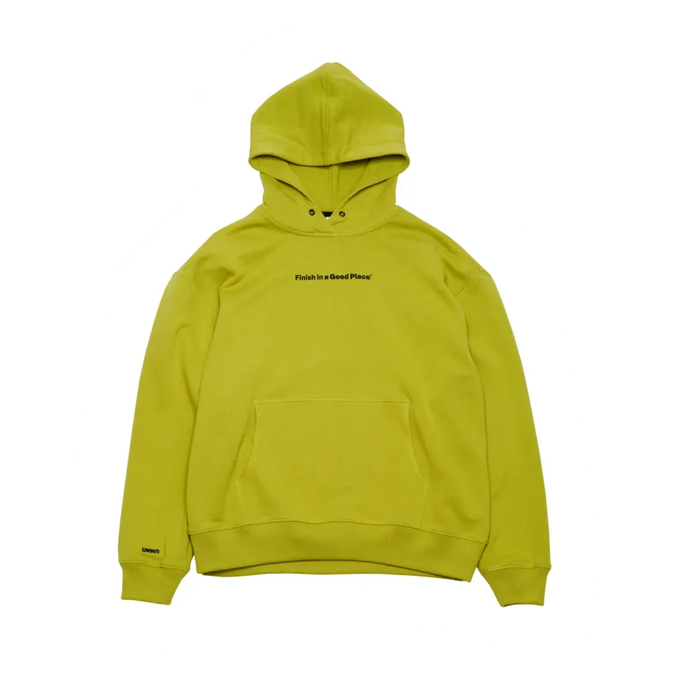 UNNA Slow Motion Hoodie Golden Green Bio-Baumwolle